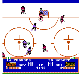 USA Ice Hockey in FC (Japan) In game screenshot